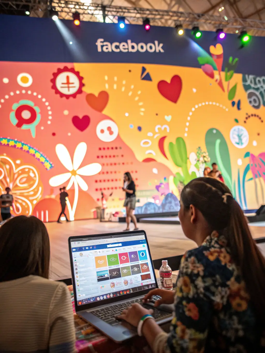 A visually appealing graphic illustrating targeted digital marketing campaigns, including ads and SEO strategies, designed to reach specific audiences in the MENA region.